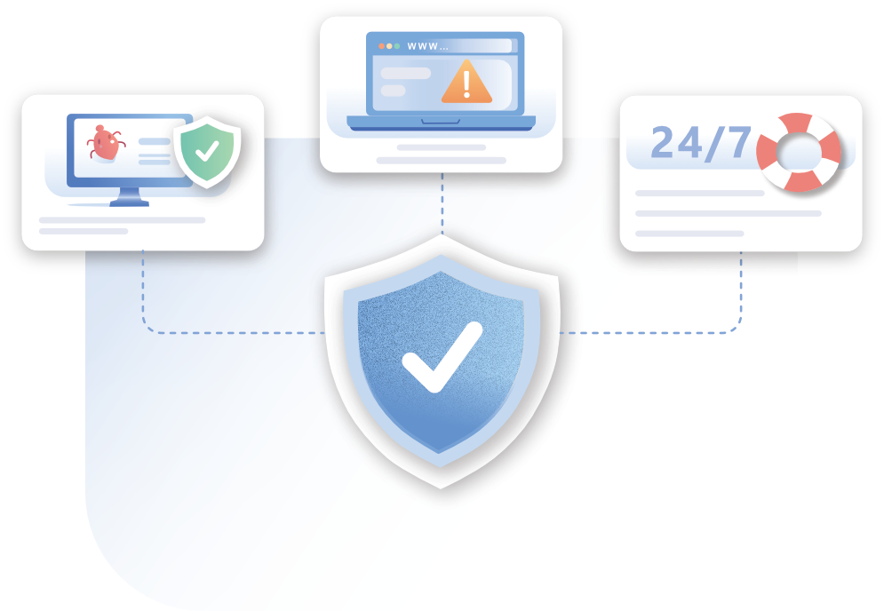 Cybersecurity illustration